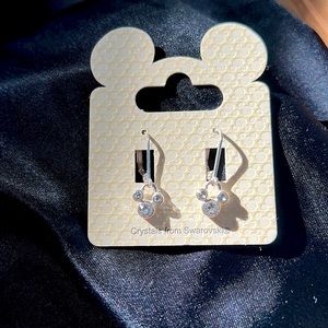 Disney Mickey Mouse Earrings. Swarovski Crystals